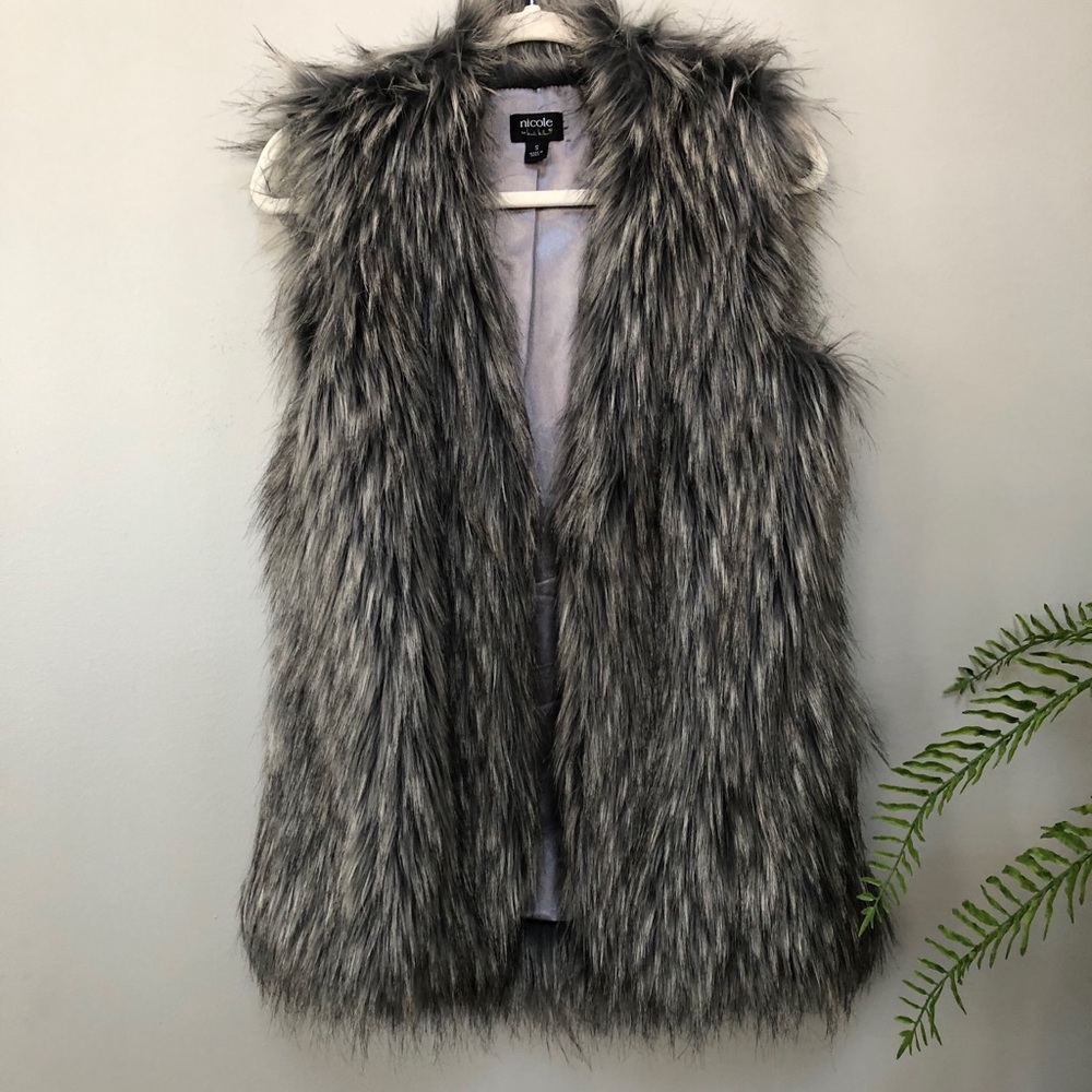 Nicole Miller Faux-Fabulous Vest
